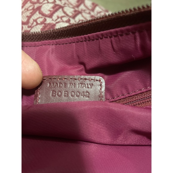 Christian Dior Burgundy Monogram Trotter Messenger Bag - Picture 13 of 16